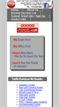 Mobile Screenshot of cheaptrafficattorneys.com