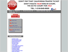 Tablet Screenshot of cheaptrafficattorneys.com